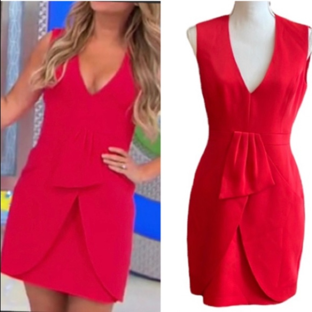 BCBGMaxAzria NWT dress Clare Mini in Red Berry color size 6